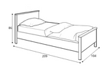 Story SO-08 Bed with Mattress