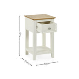 Somerset 1 Drawer Bedside
