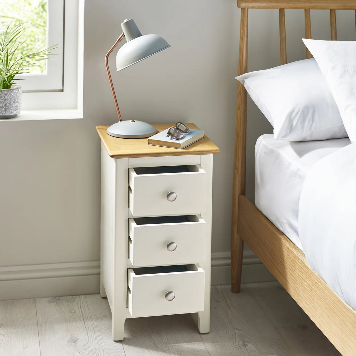 Somerset 3 Drawer Bedside