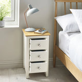 Somerset 3 Drawer Bedside
