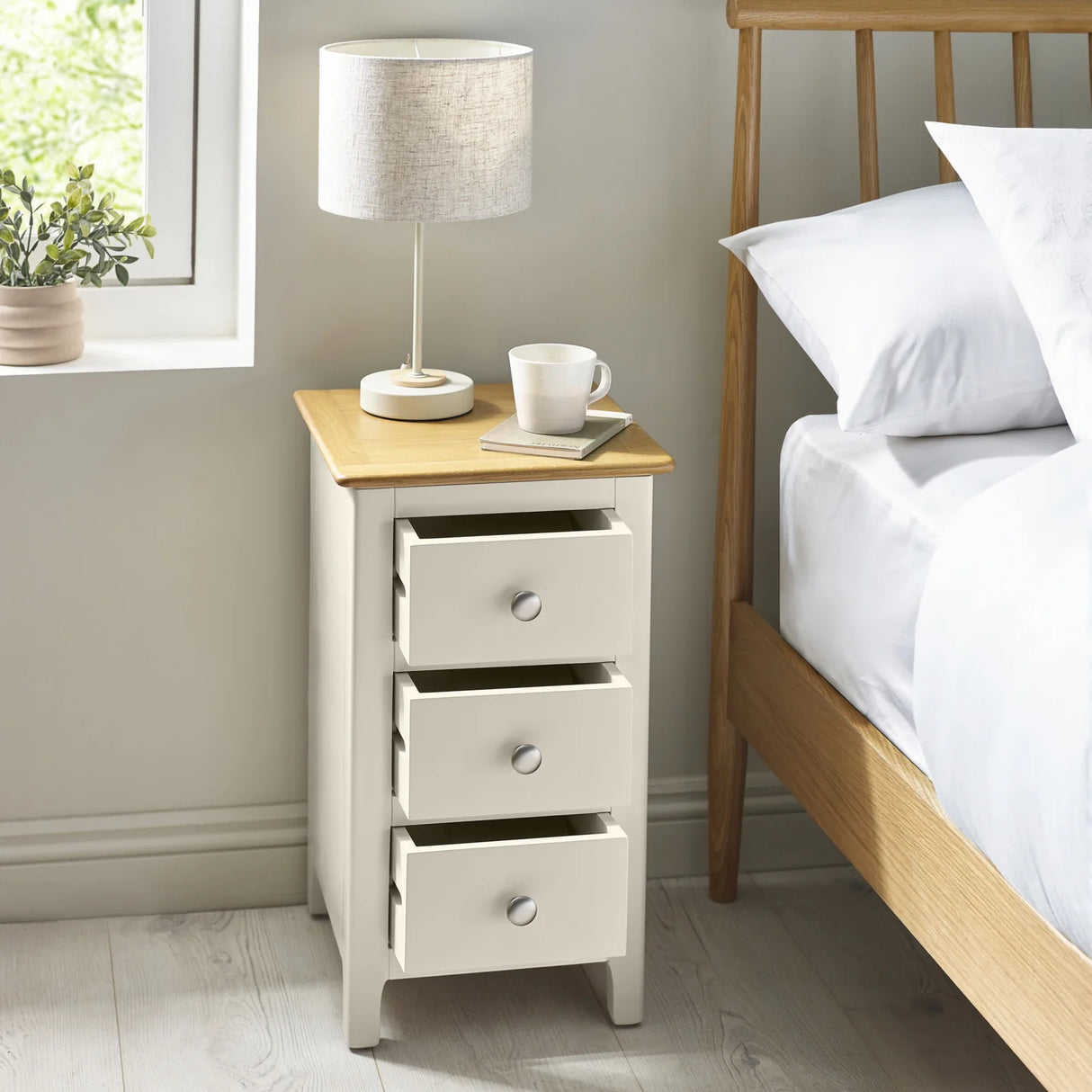 Somerset 3 Drawer Bedside
