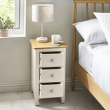 Somerset 3 Drawer Bedside