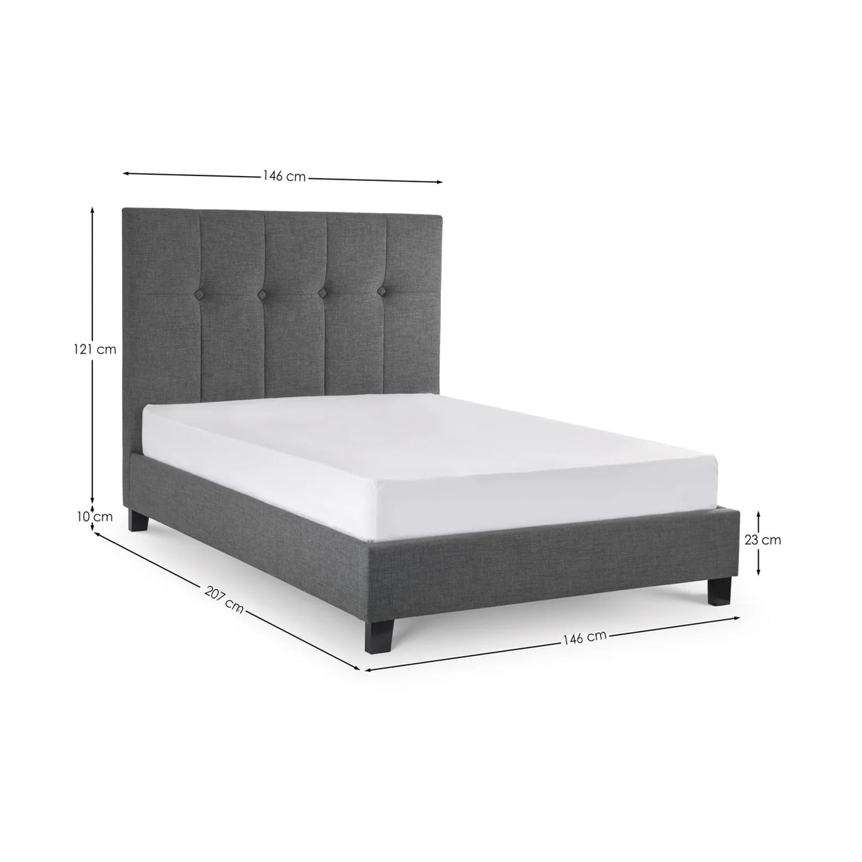 Sorrento High Headboard Bed