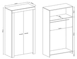 Sky 2 Door Wardrobe