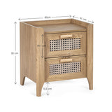 Sydney 2 Drawer Bedside