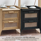 Sydney 2 Drawer Bedside