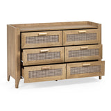 Sydney 6 Drawer Wide Chest