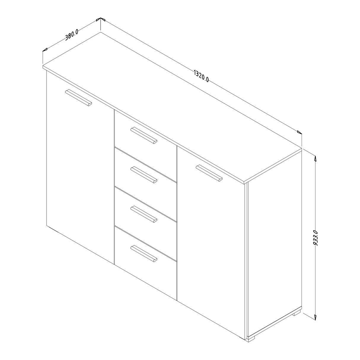 Beta Sideboard Cabinet