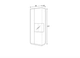 Silke 13 Tall Display Cabinet [Right]