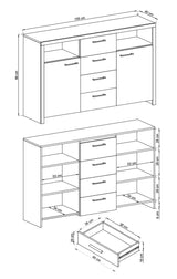 Sky Display Sideboard Cabinet