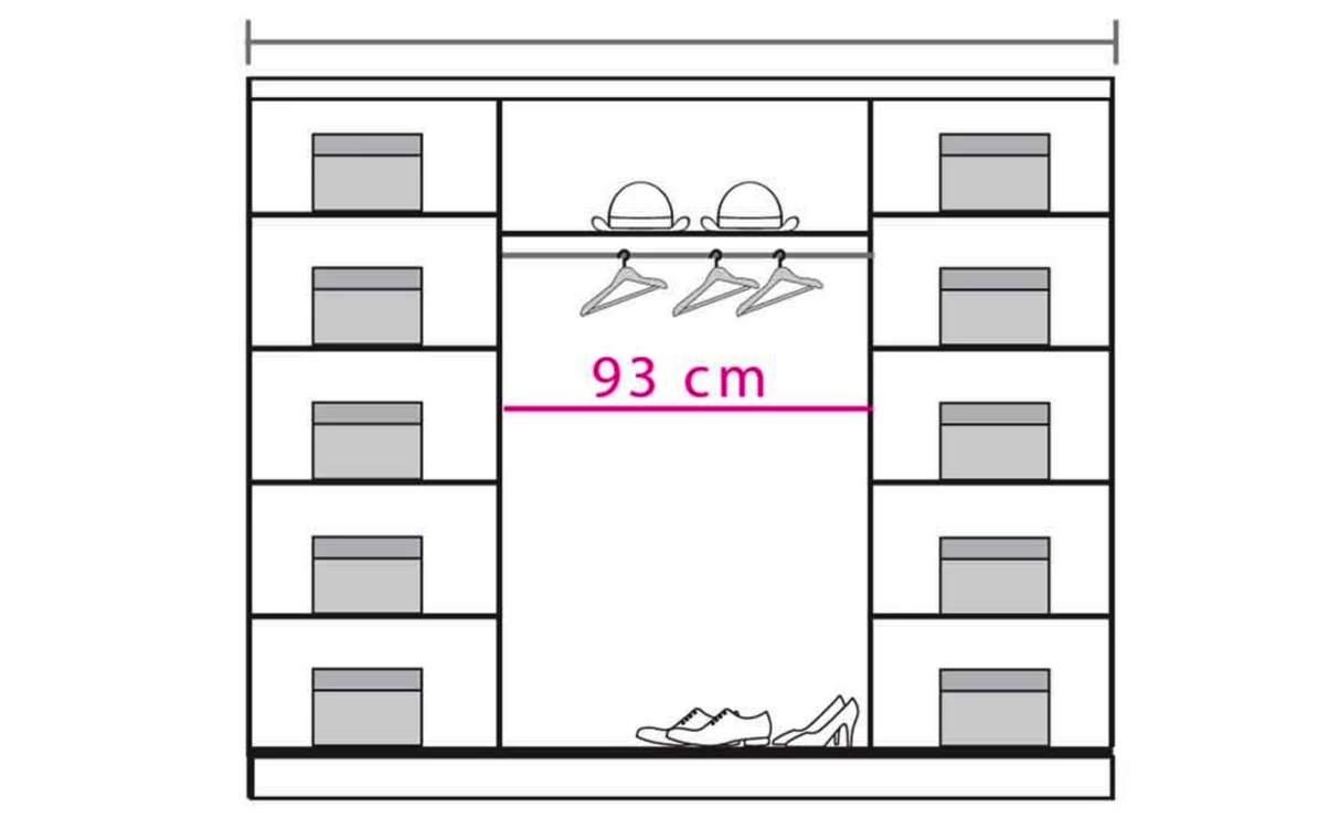 Dome DO8 Sliding Door Wardrobe