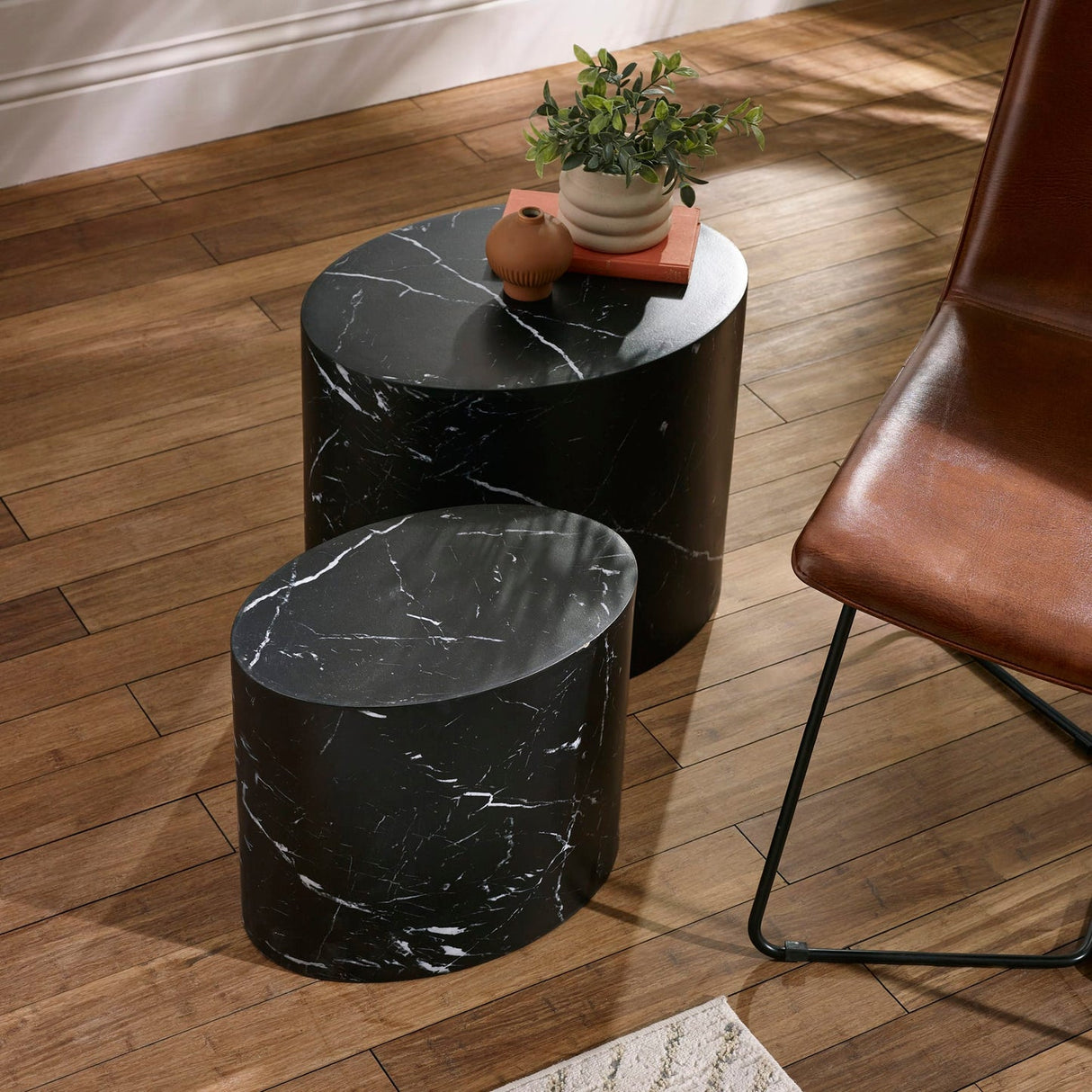 Toba Oval Nest of Tables