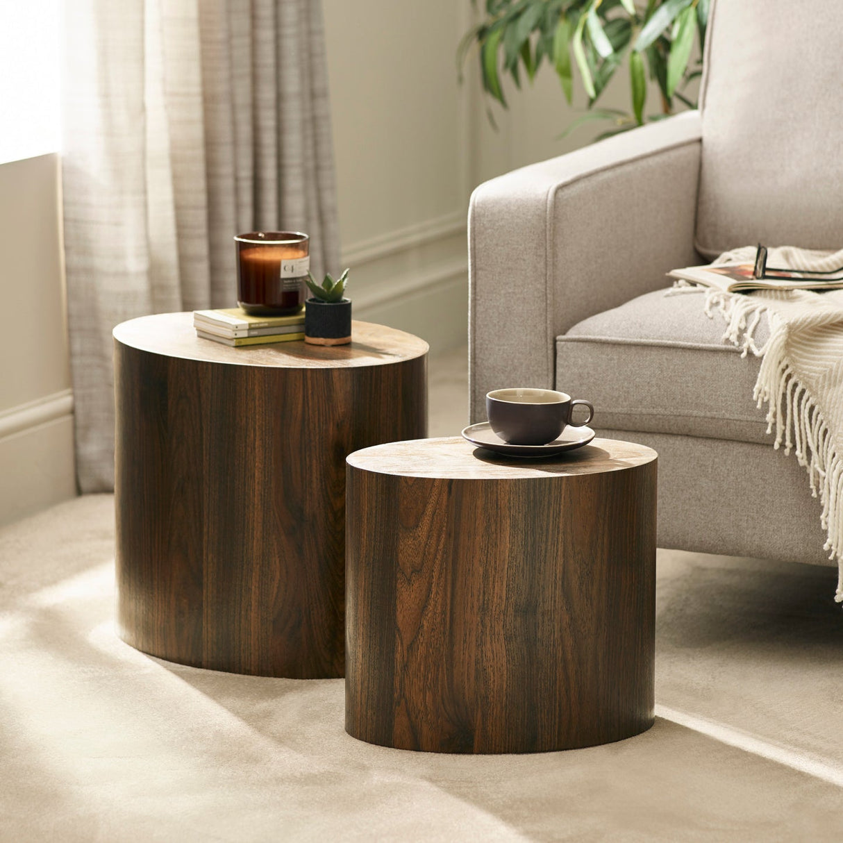 Toba Oval Nest of Tables