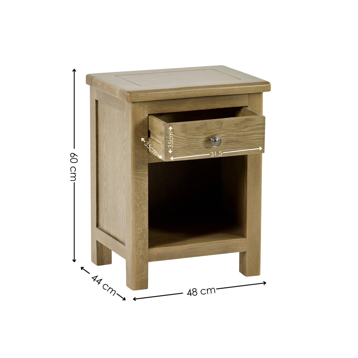 Windsor 1 Drawer Bedside