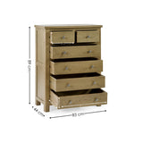 Windsor 4+2 Drawer Chest