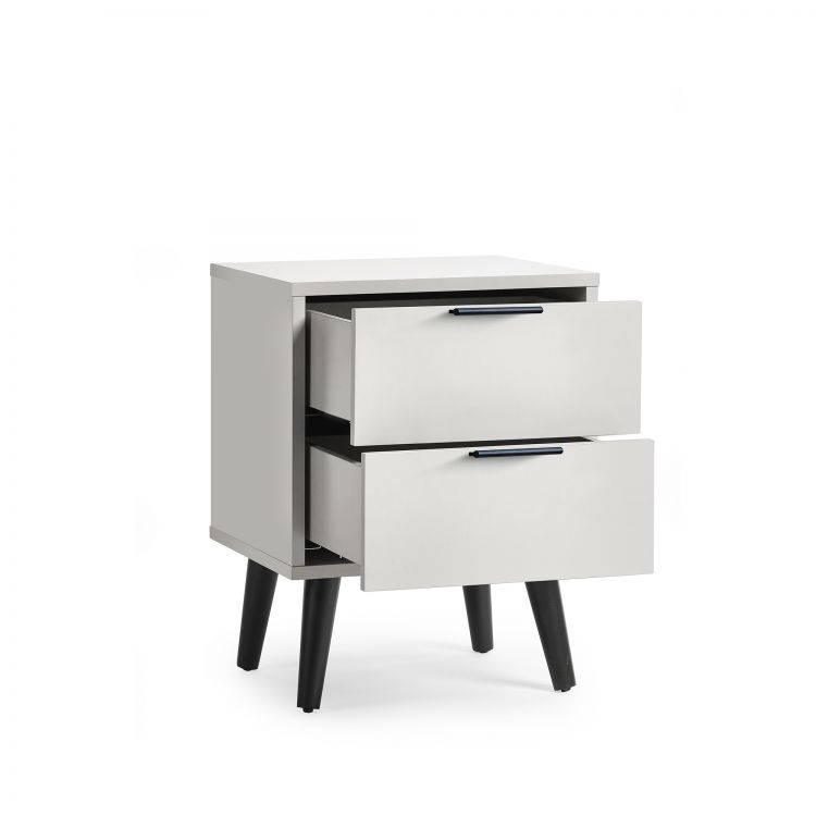 Alba 2 Drawer Bedside - Silk Grey