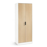 Alba 2 Door Wardrobe - White/Oak