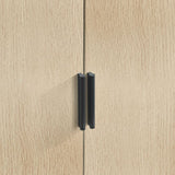 Alba 2 Door Wardrobe - White/Oak