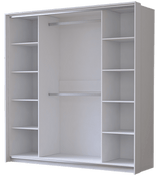 Aurelia Hinged Door Wardrobe 206cm