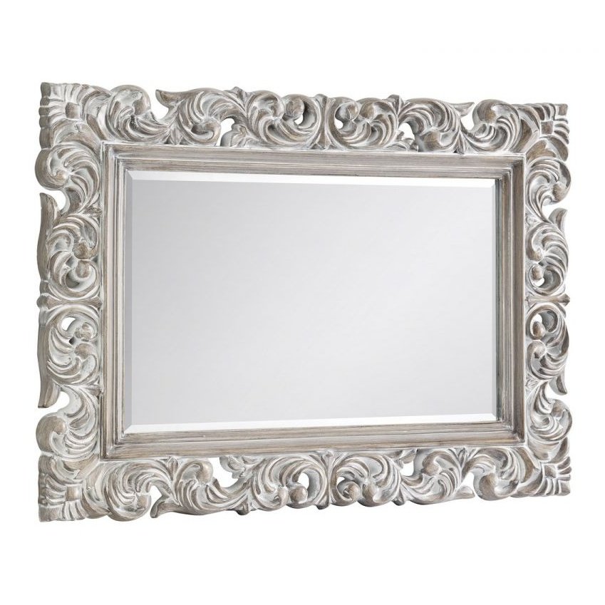 Baroque Distressed Wall Mirror