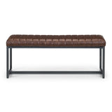 Brooklyn Upholstered Bench - Charcoal