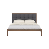 Calla Beds in Walnut/Grey