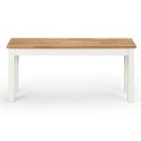 Coxmoor Bench - Ivory & Oak