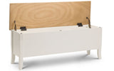 Davenport Storage Bench - Oak/White