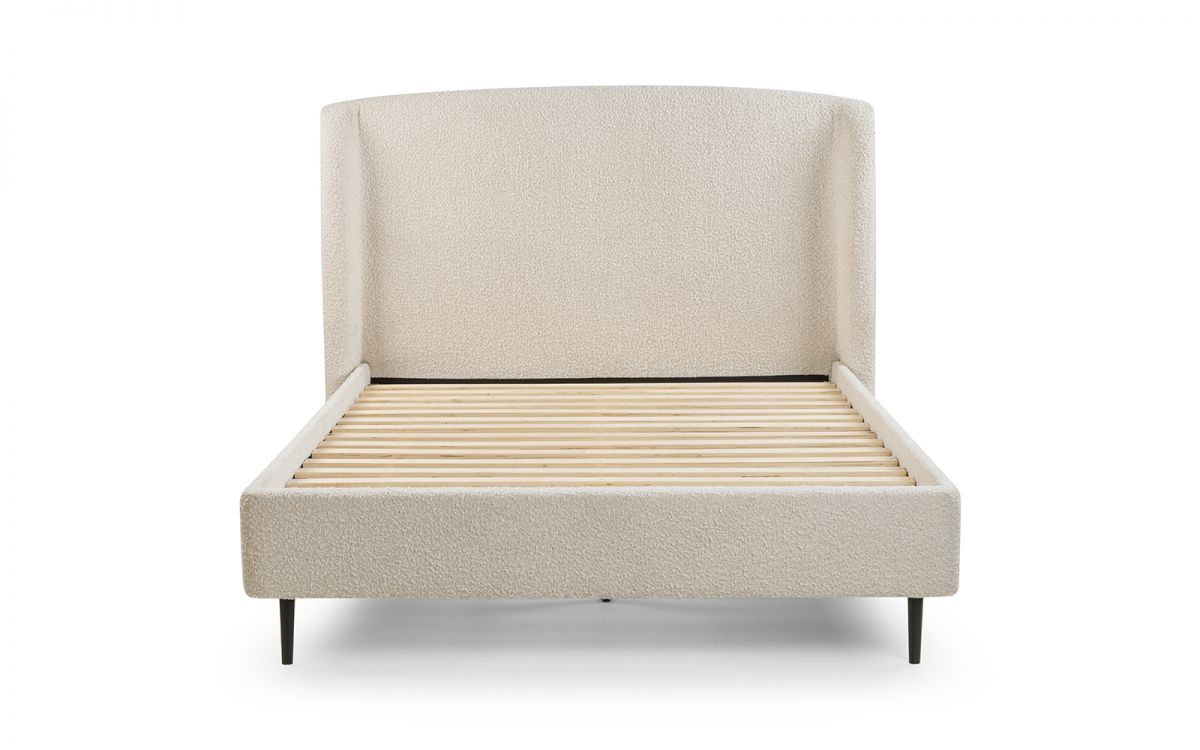 Eden Boucle Bed - Ivory