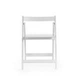 Gatan Small Gateleg Table With 2 Chairs - White