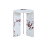 Halo Side Table Marble Effect