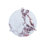 Halo Side Table Marble Effect