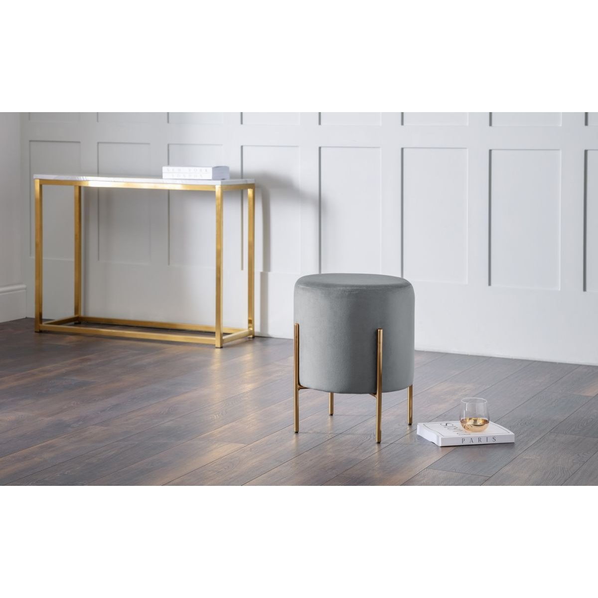 Harrogate Stool - Grey