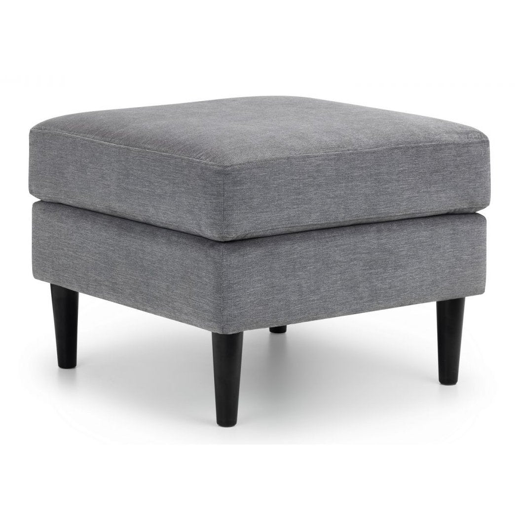 Hayward Ottoman - Grey Chenille