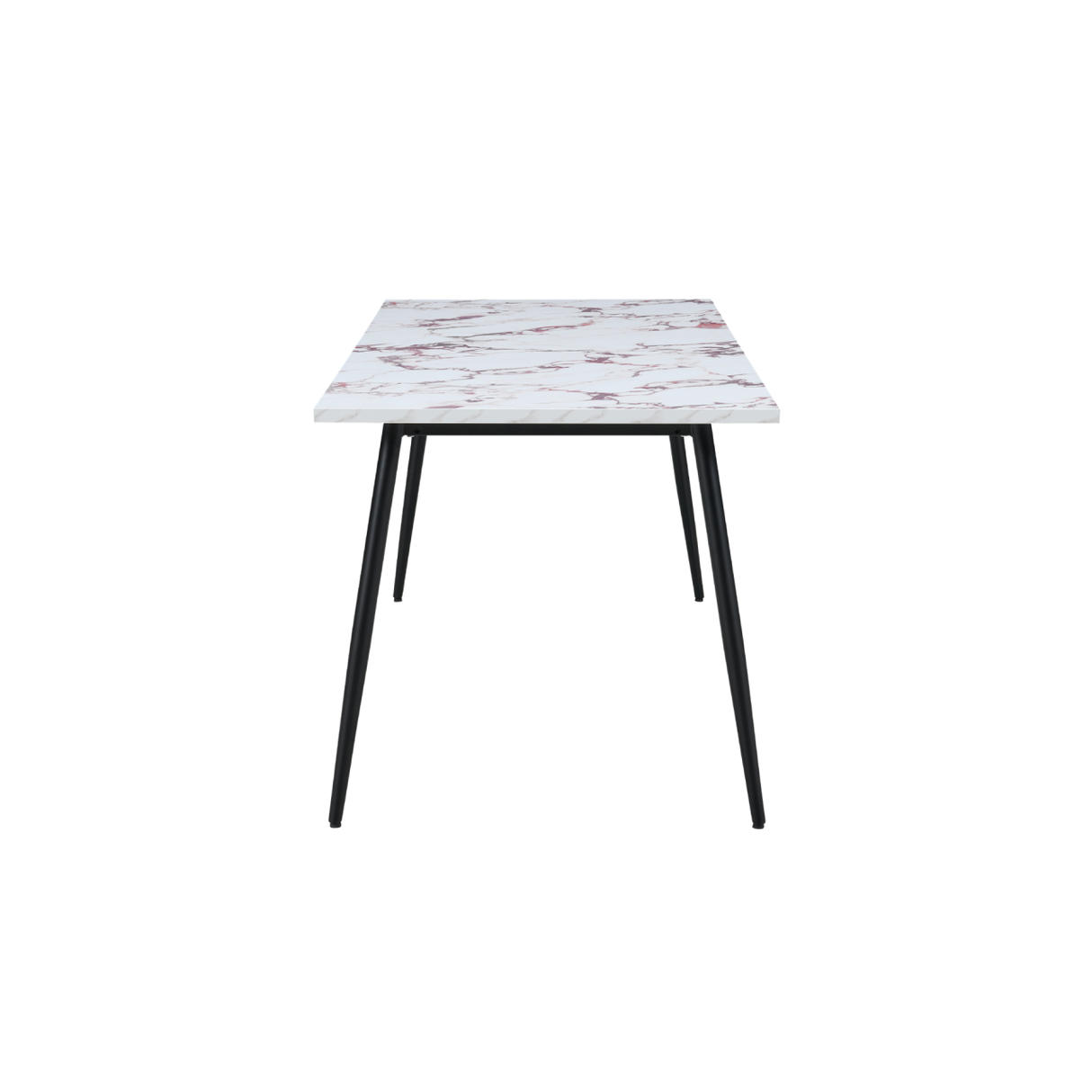 Horizon Large Dining Table Marble Effect