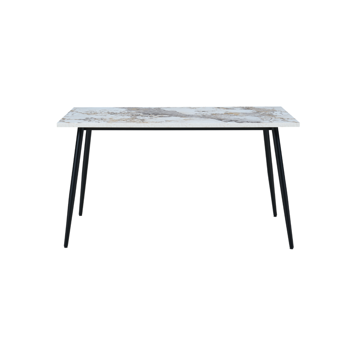 Horizon Medium Dining Table Marble Effect