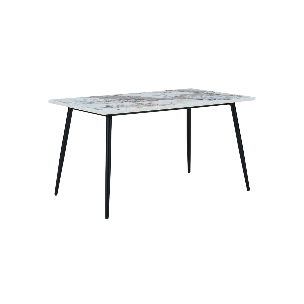 Horizon Medium Dining Table Marble Effect