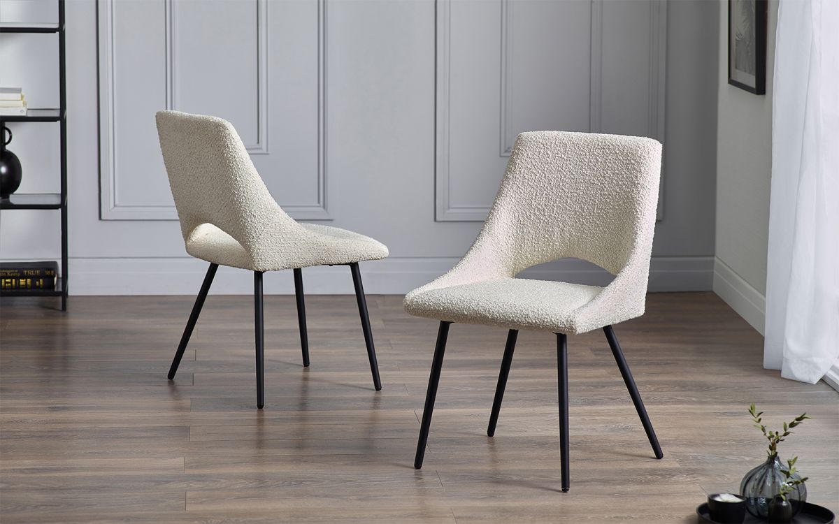 Iris Boucle Dining Chair