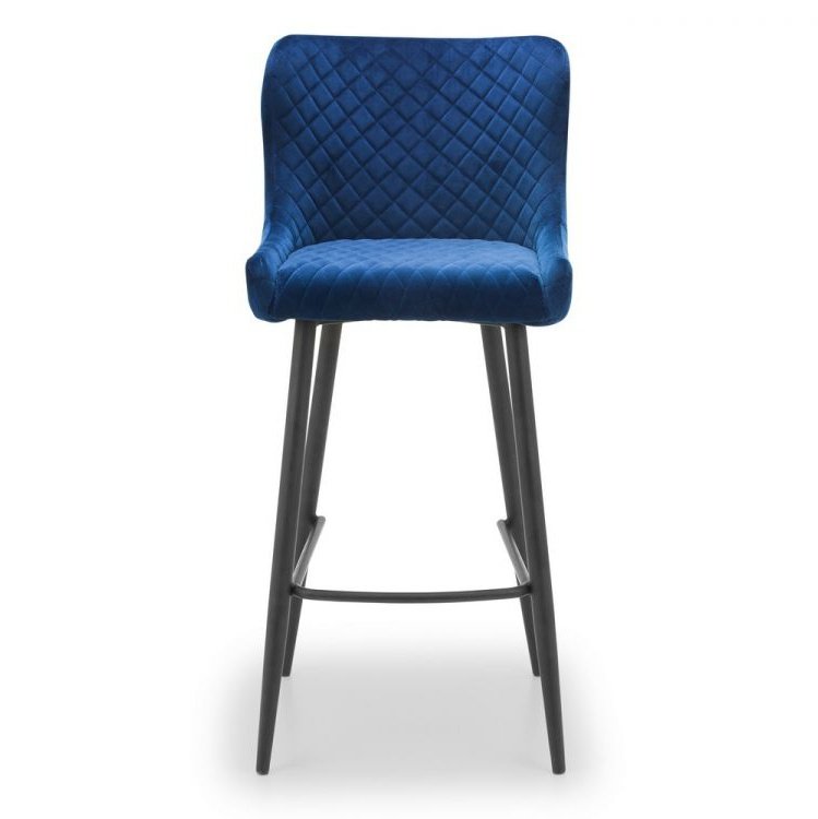 Luxe Bar Stool - Blue