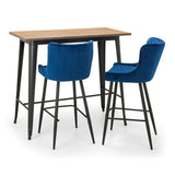 Luxe Bar Stool - Blue