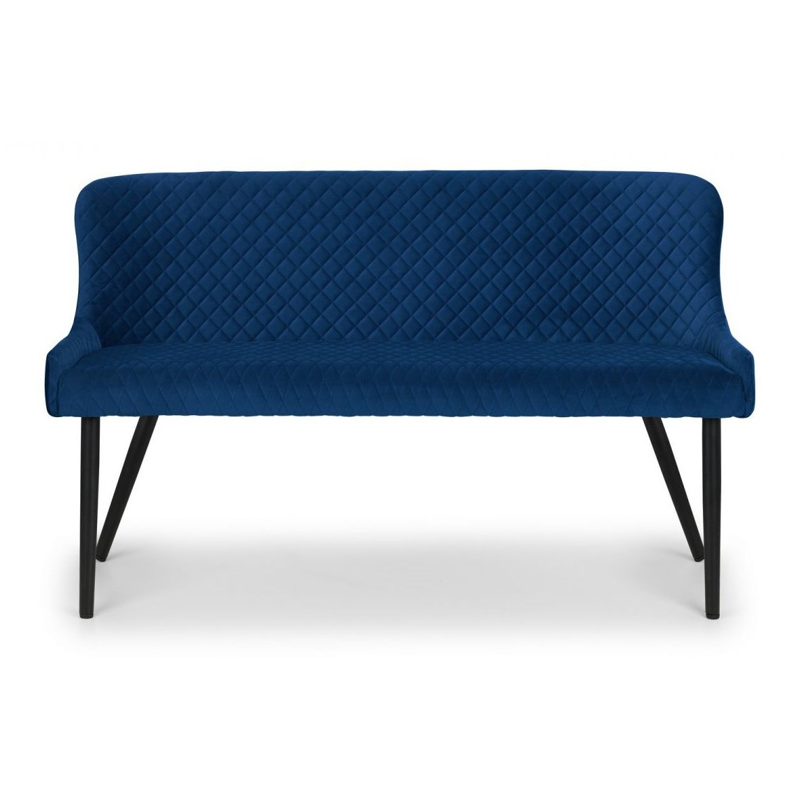 Luxe High Back Bench - Blue