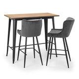 Luxe Bar Stool - Grey