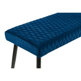 Luxe Low Bench - Blue