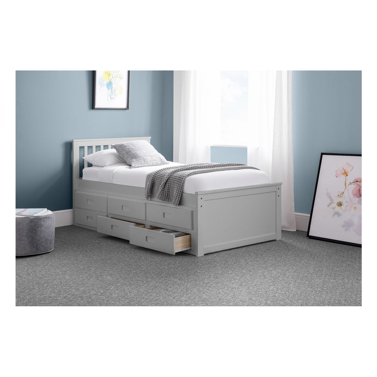 Maisie Bed Light Grey