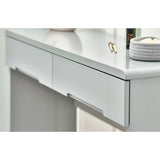 Manhattan Dressing Table with 2 Drawers - Grey