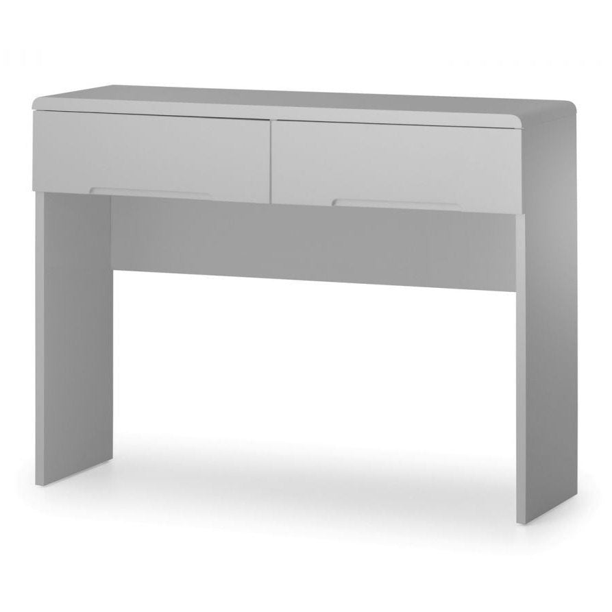 Manhattan Dressing Table with 2 Drawers - Grey