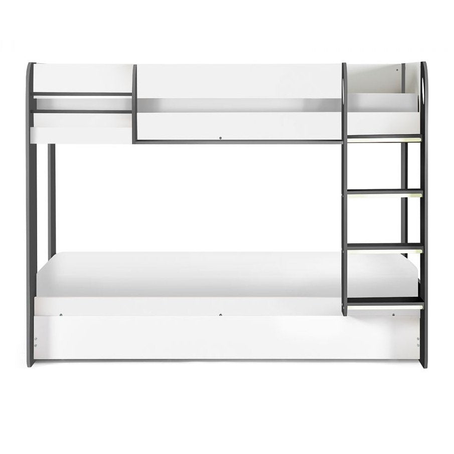 Mars Bunk & Underbed - Charcoal & White