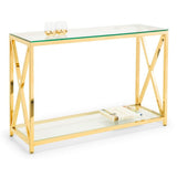 Miami Console Table - Gold