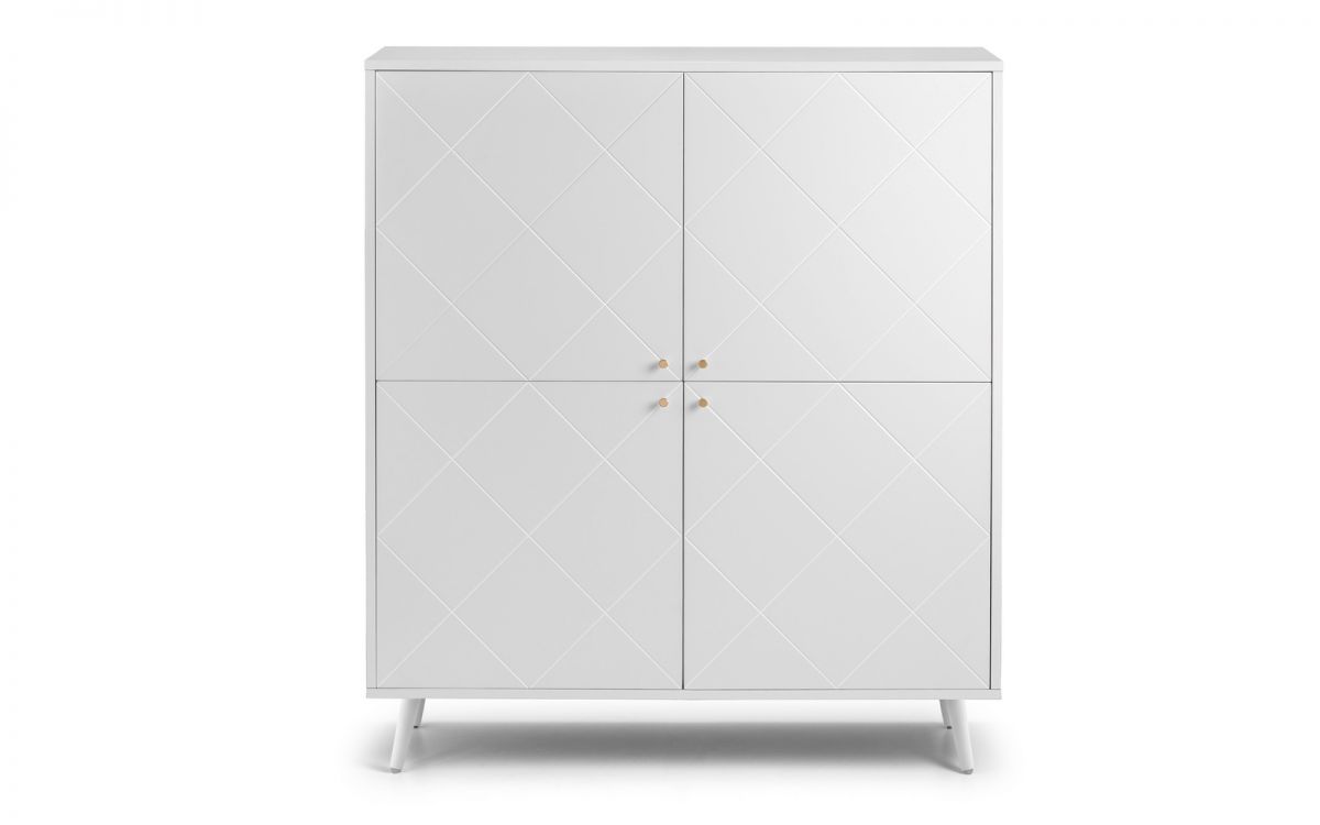 Moritz 4 Door Cabinet - White