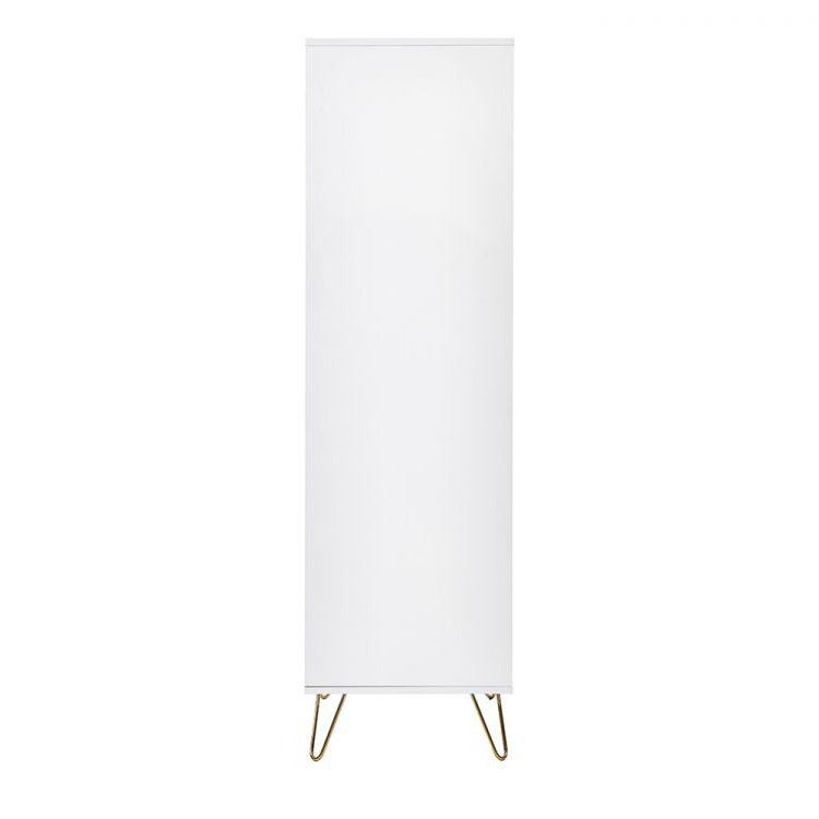 Murano 2 Door 1 Drawer Wardrobe - Matte White